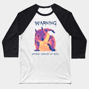 Attack Squirrel Baseball T-Shirt